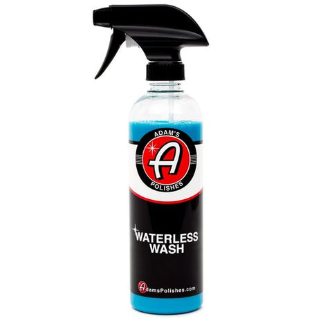 What are the best spray solutions for a waterless wash on a